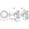 Fluted Grip knob [258] (258201059935)