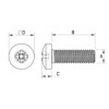 Pan head machine screw metal DIN 7985 [342-m] (342031640952)